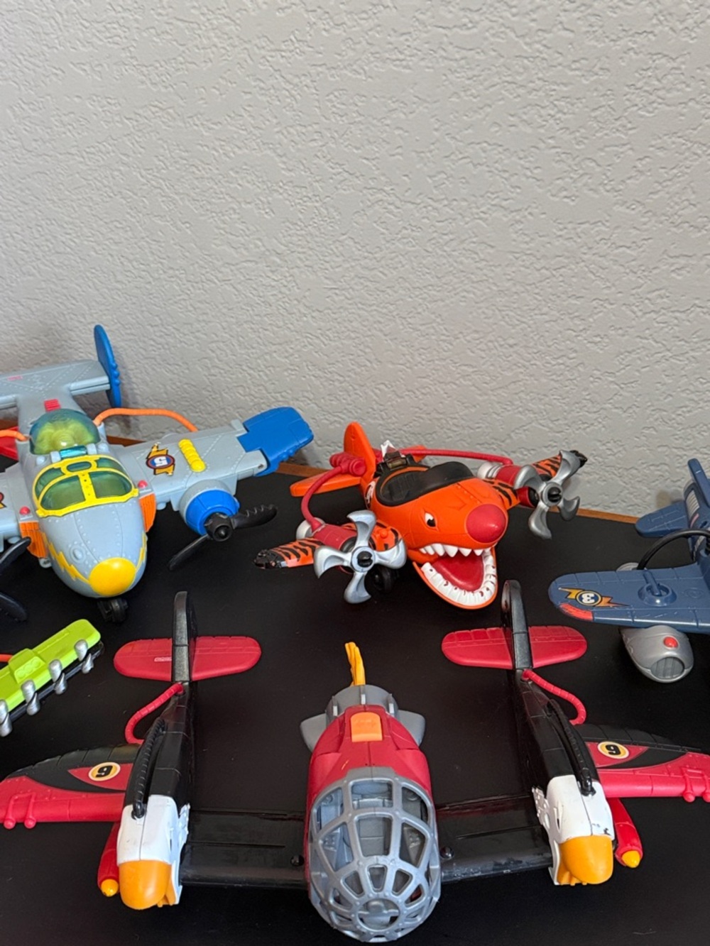 Vintage Fisher Price Imaginext Airplane Sky Racer Tornado Twin Eagle Tiger Shark - Picture 12 of 16